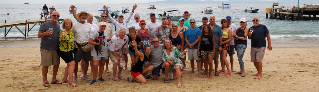 Beach Crowd Banner